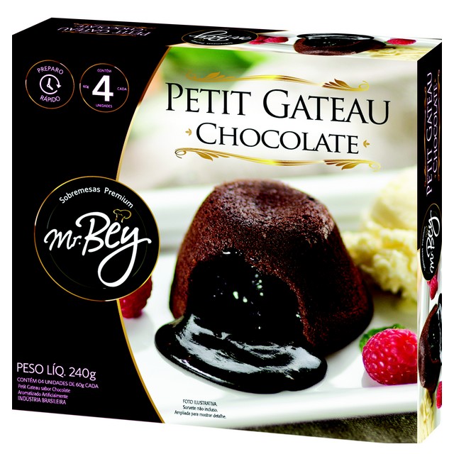 PETIT GATEAU CHOCOLATE MR BEY 18X240GR
