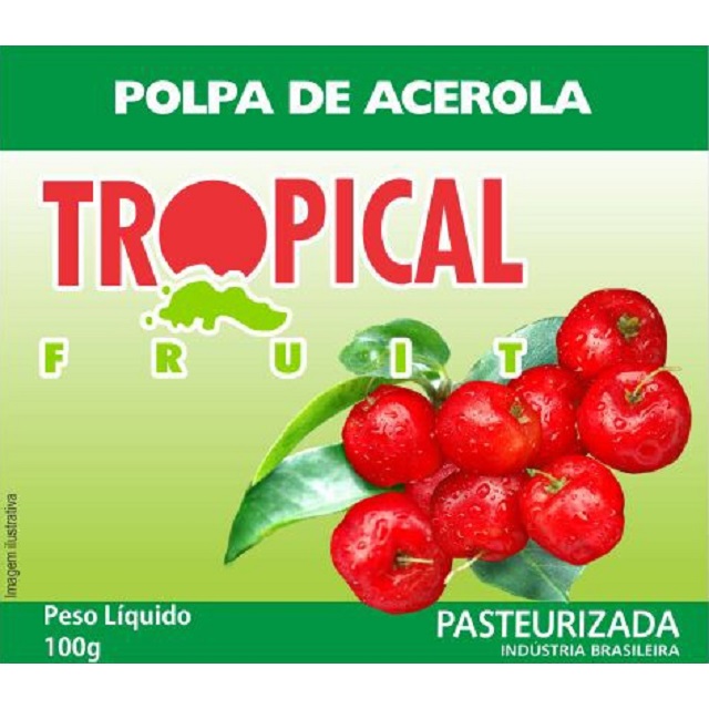 POLPA ACEROLA TROPICAL 100G
