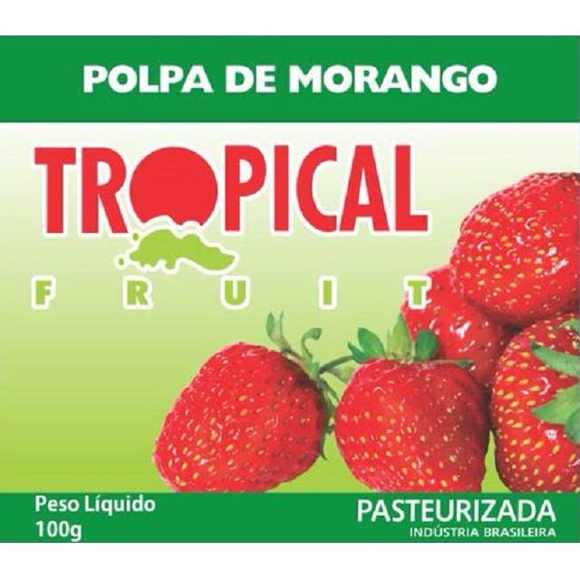 POLPA MORANGO TROPICAL 100G