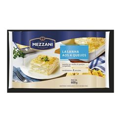 LASANHA 4 QUEIJOS MEZZANI 8X600GR
