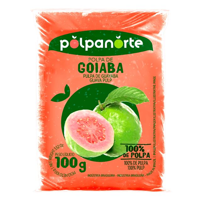 GOIABA POLPA 100 GR CX 12 KG