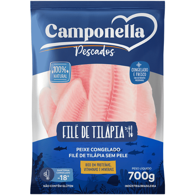 CAMPONELLA FILE TILAPIA CONG S/P 12x700G