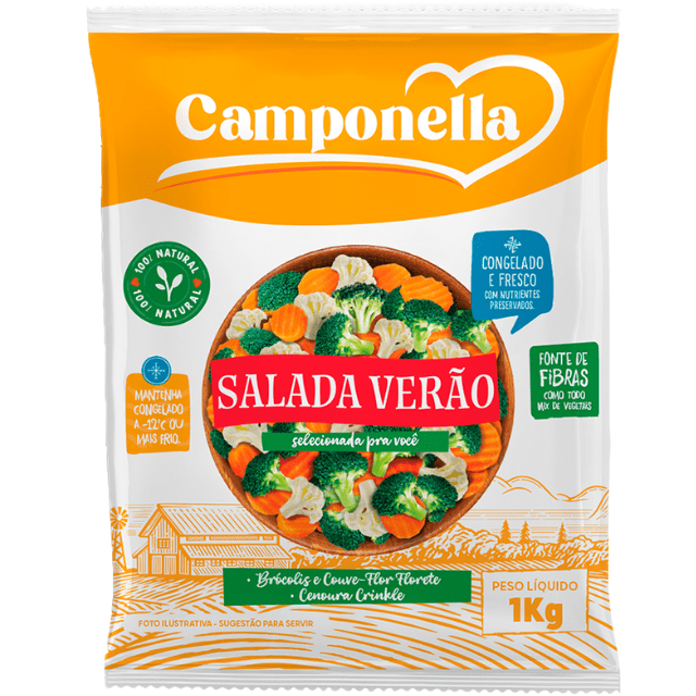 CAMPONELLA SALADA VERAO CONG 10x1KG
