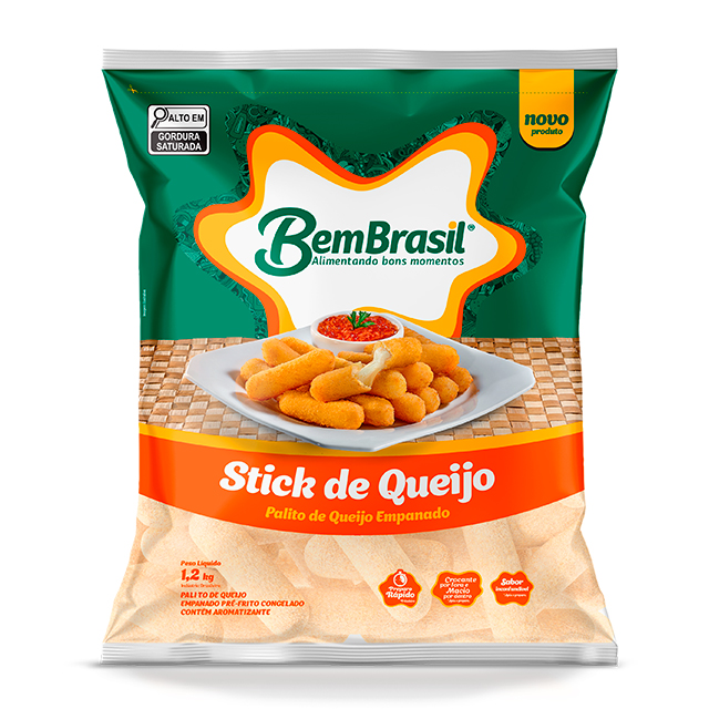 STICK QUEIJO BEM BRASIL 8X1,2KG REF 5284