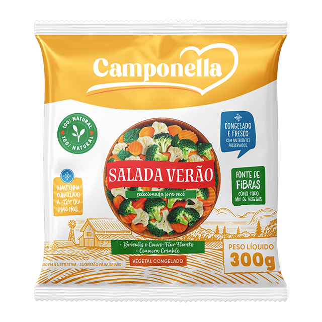 CAMPONELLA SALADA VERAO CONG 12x300G